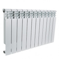 Радиатор алюминиевый ROMMER Profi 500 (подключение боковое, цвет белый)